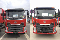 东风乘龙两面展流动舞台车