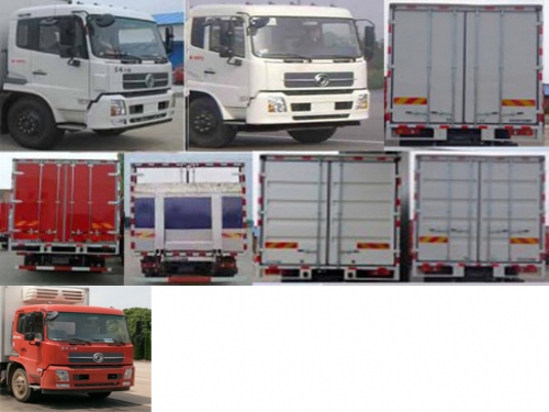 东风天锦厢长6.55米冷藏车
