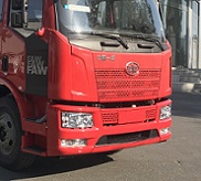 解放小三轴平板运输车