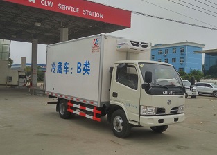 蓝牌东风多利卡厢长4米冷藏车 蓝牌东风多利卡厢长4米冷藏车