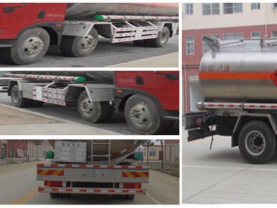 解放小三轴26方铝合金油罐车