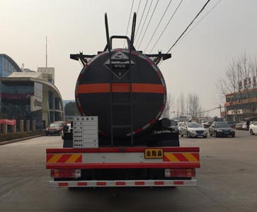 解放前四后八21.6方氢氯酸腐蚀性物品罐式运输车